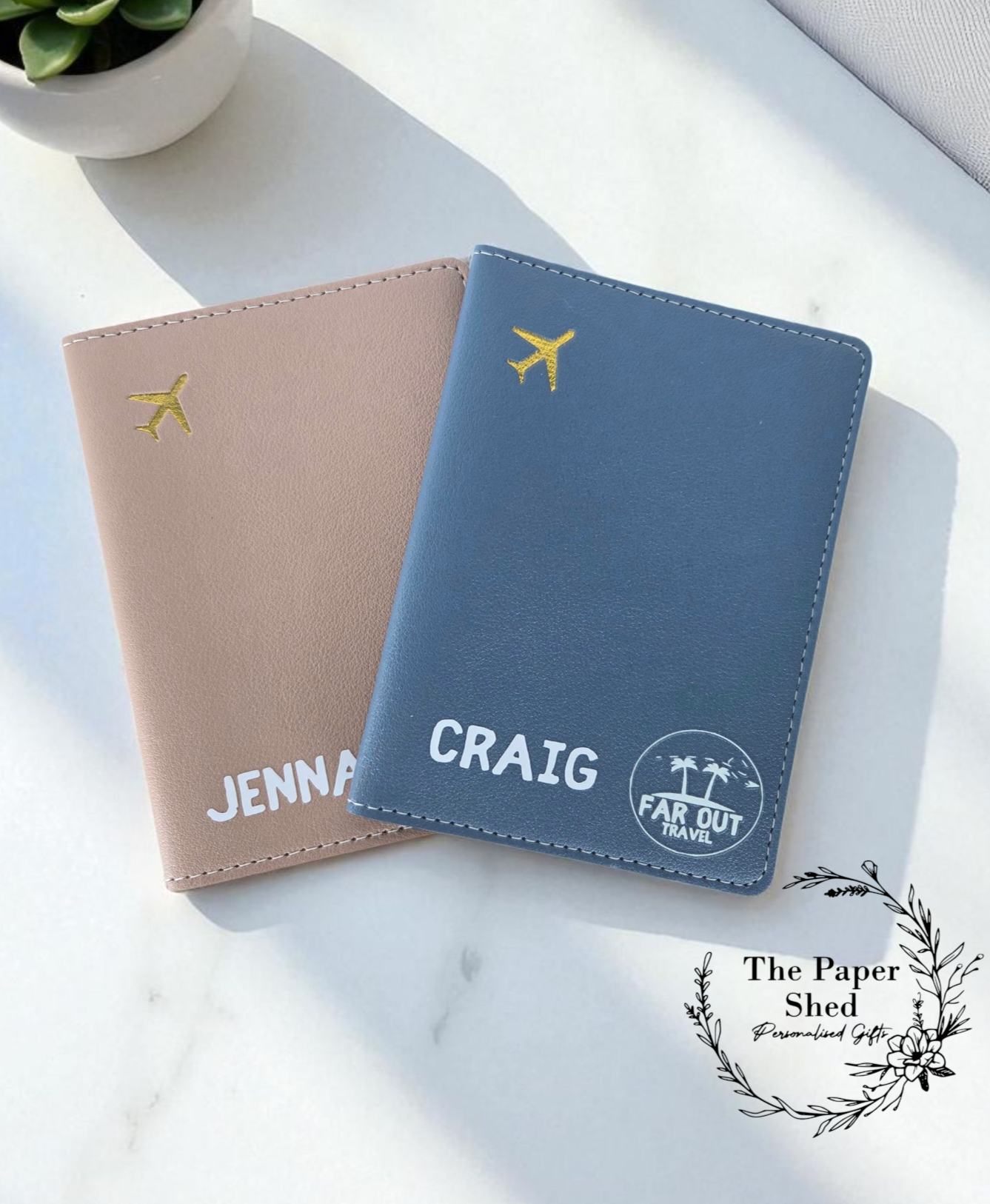 FAR OUT TRAVEL Passport Cover Personalised With Name (1 item)