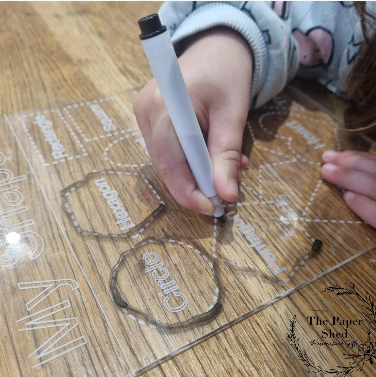 Childrens Back To School Learning To Write Tracing Board Reuseable Wipe Clean Educational