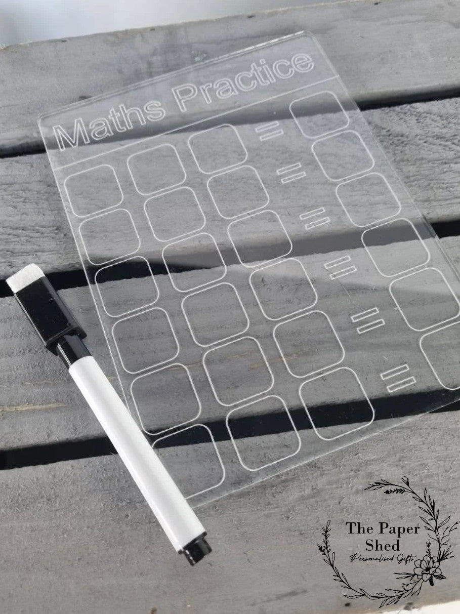 Childrens Back To School Learning To Write Tracing Board Reuseable Wipe Clean Educational