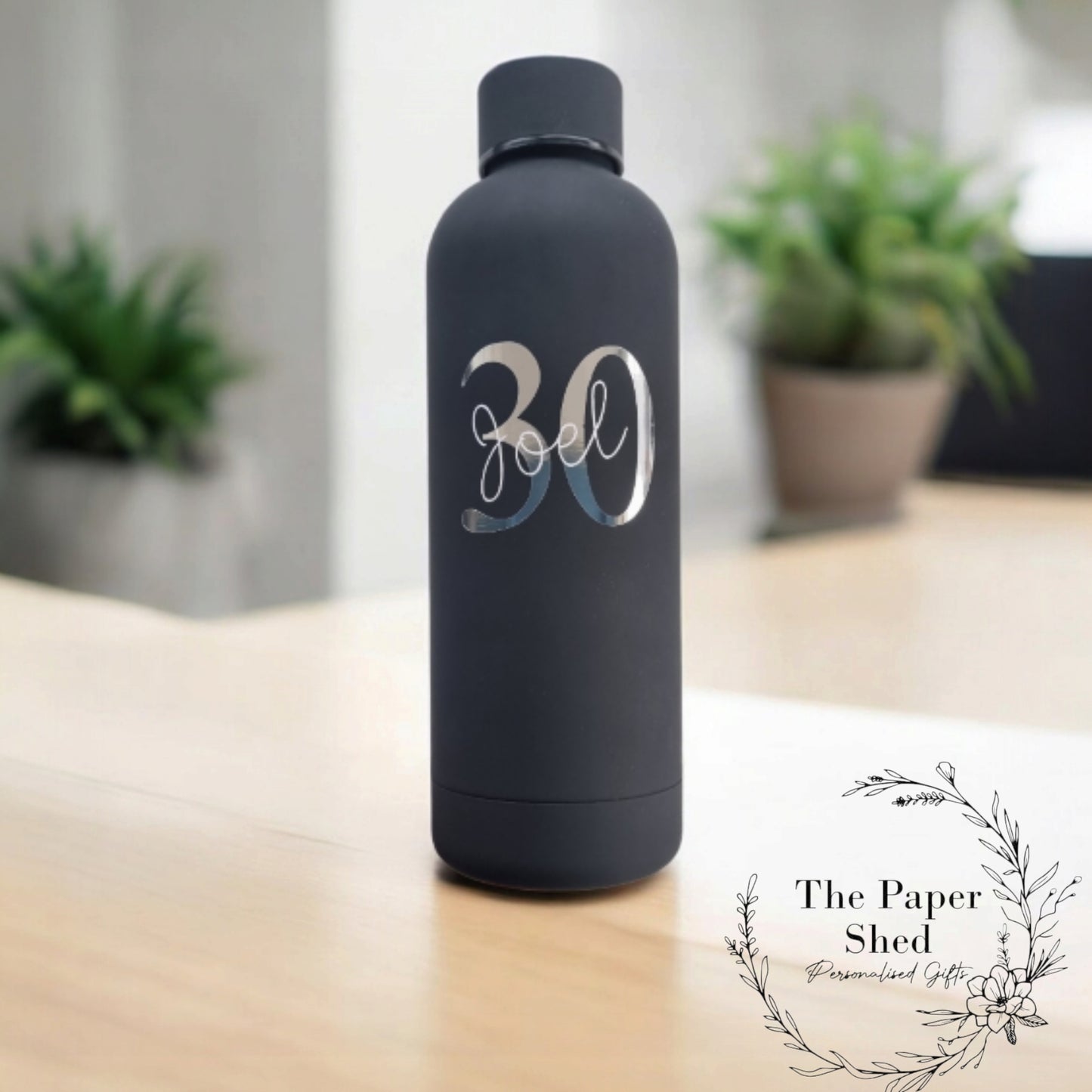 Birthday Customised Thermal Bottle With Number