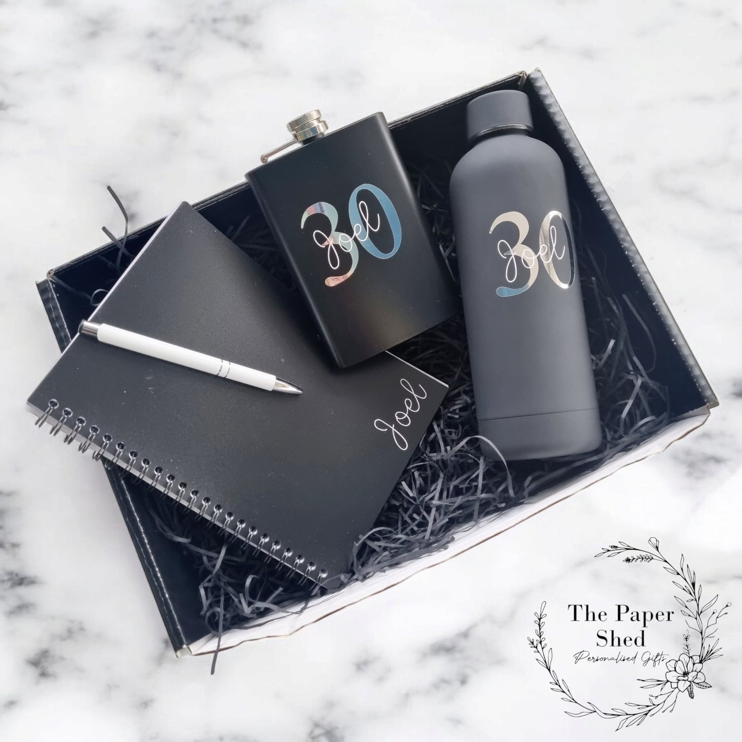 Birthday Number Hamper With Bottle, Notebook and Drinkware