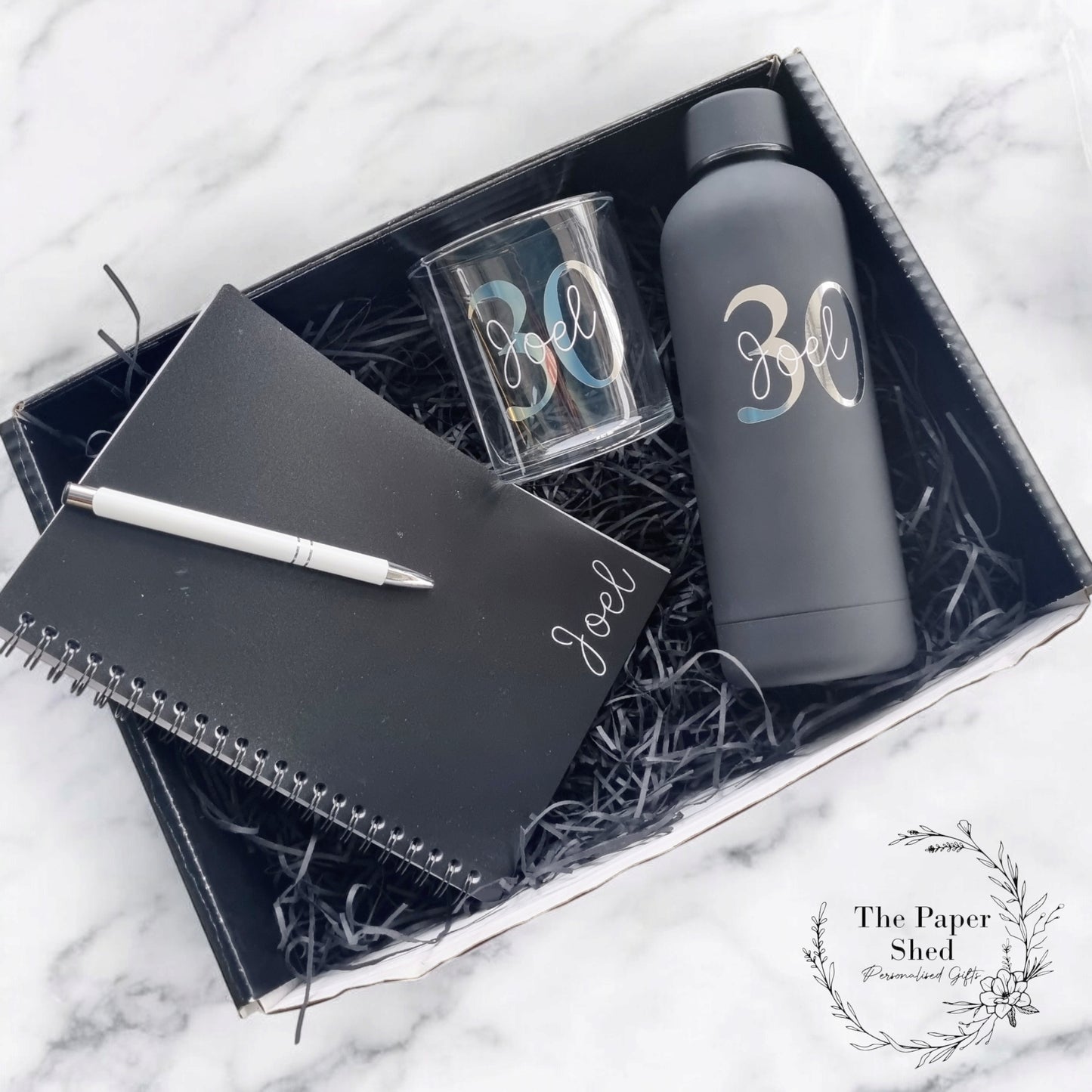 Birthday Number Hamper With Bottle, Notebook and Drinkware