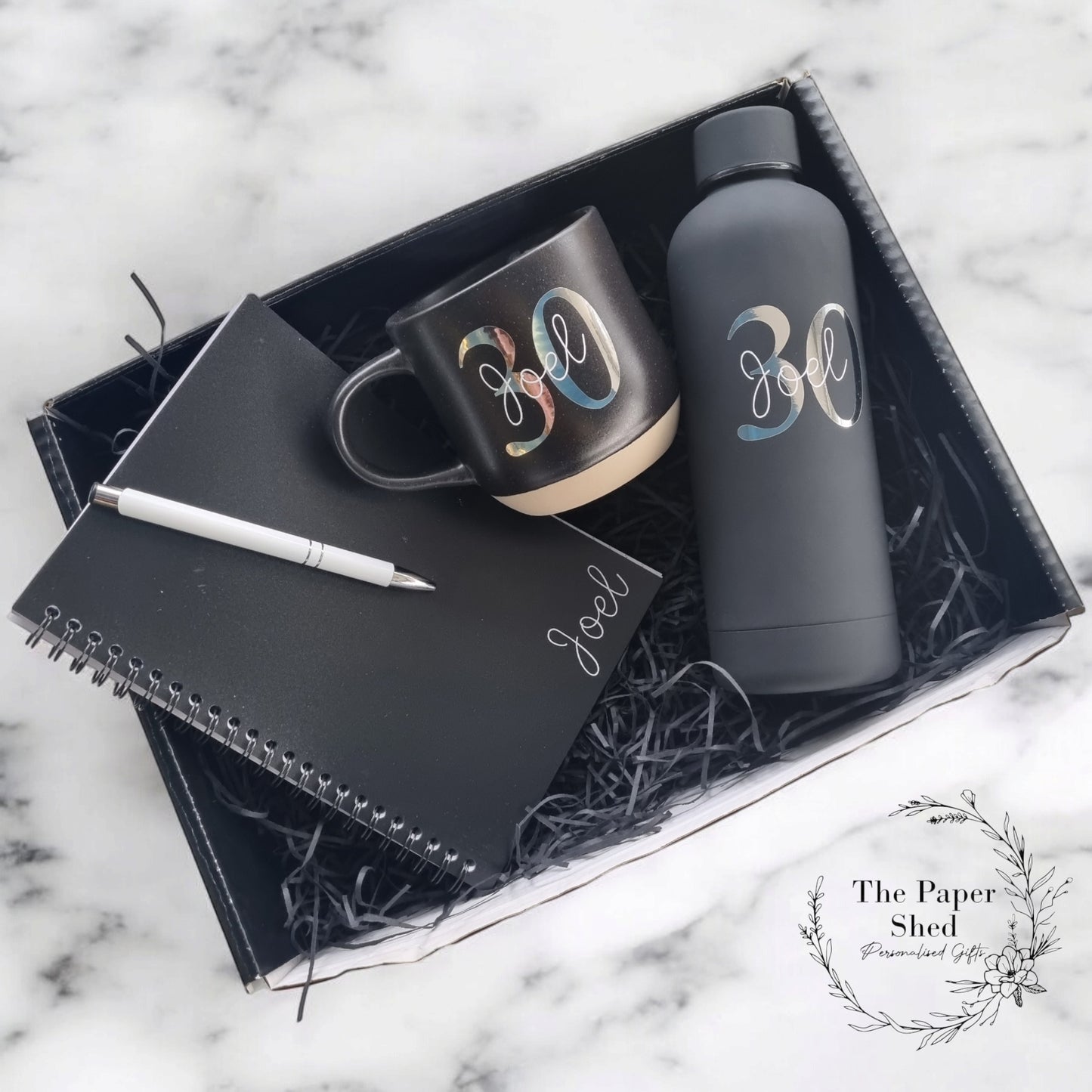 Birthday Number Hamper With Bottle, Notebook and Drinkware