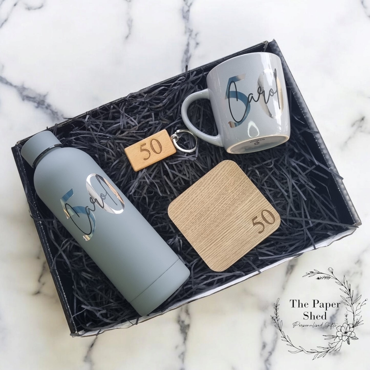 Big Birthday Customised Hamper 21st 30th 40th 50th 16th 18th 60th 70th 80th 90th 13th For Him For Her Thermal Bottle Mug