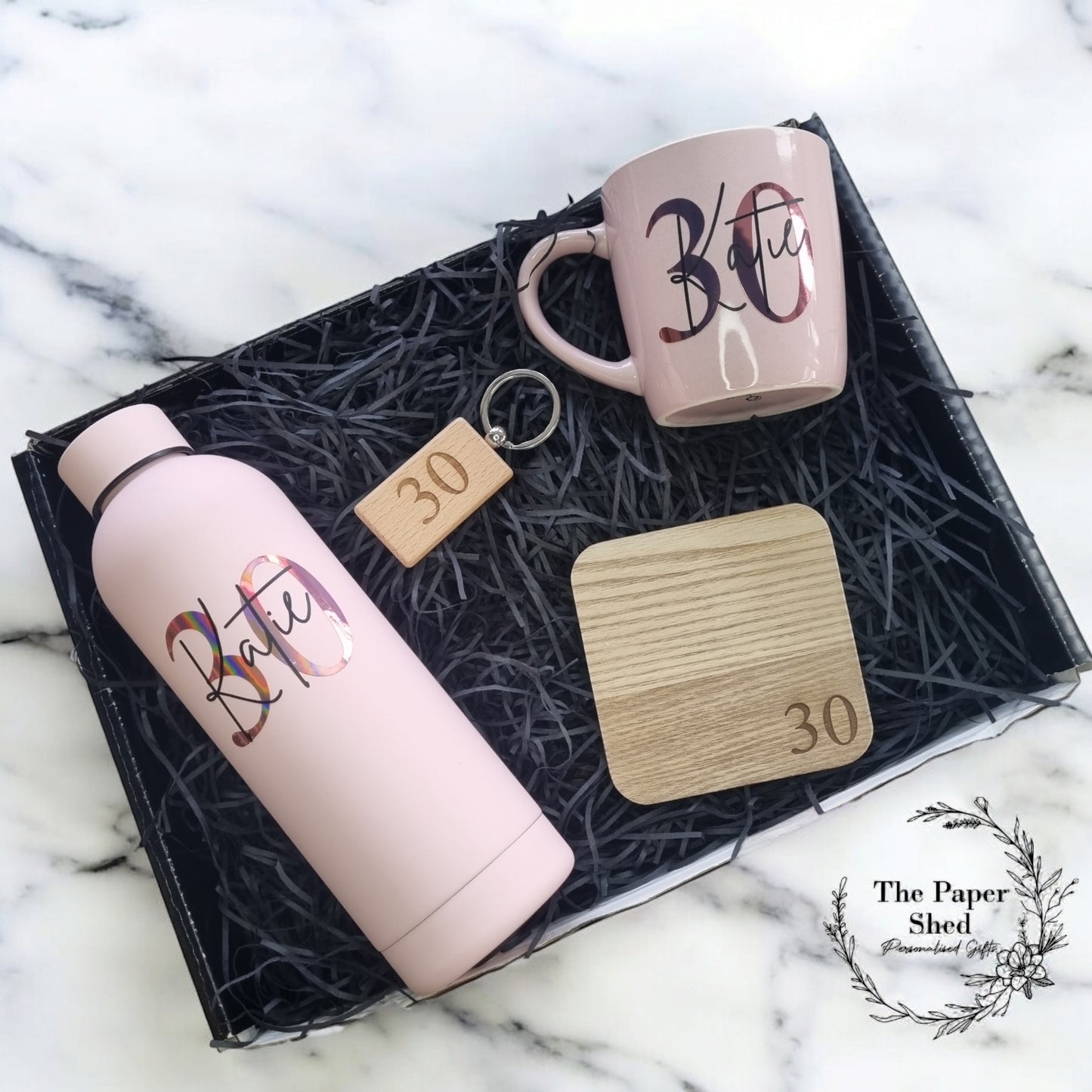 Big Birthday Customised Hamper 21st 30th 40th 50th 16th 18th 60th 70th 80th 90th 13th For Him For Her Thermal Bottle Mug