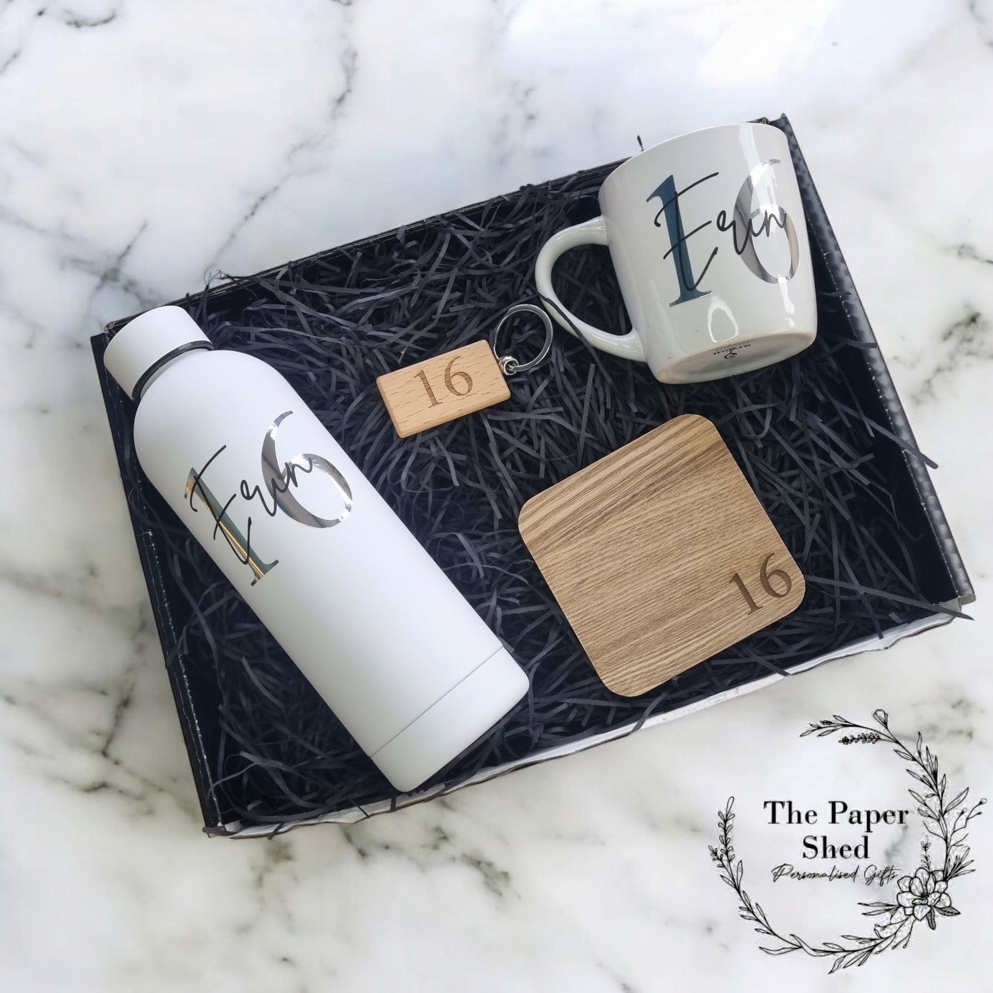 Big Birthday Customised Hamper 21st 30th 40th 50th 16th 18th 60th 70th 80th 90th 13th For Him For Her Thermal Bottle Mug