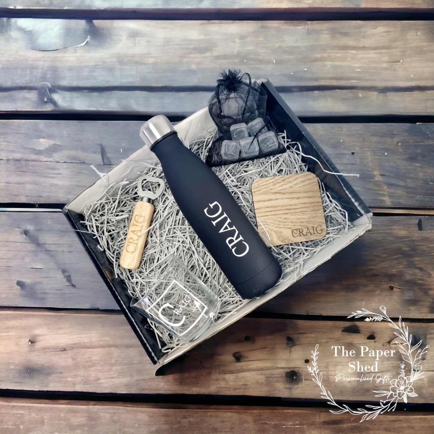 Personalised - Gift Set - Birthday Present - Dad - Men's - Birthday - Christmas - Hamper - Whiskey