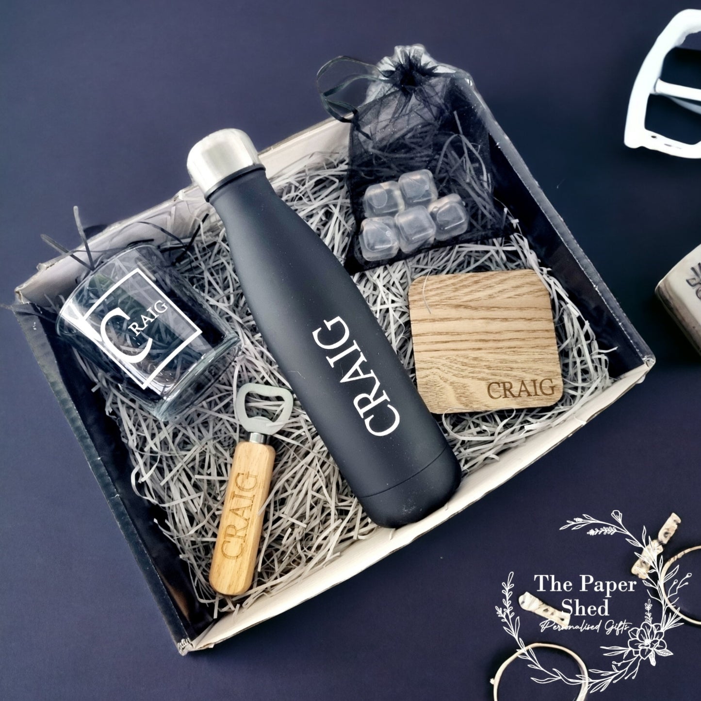 Personalised - Gift Set - Birthday Present - Dad - Men's - Birthday - Christmas - Hamper - Whiskey