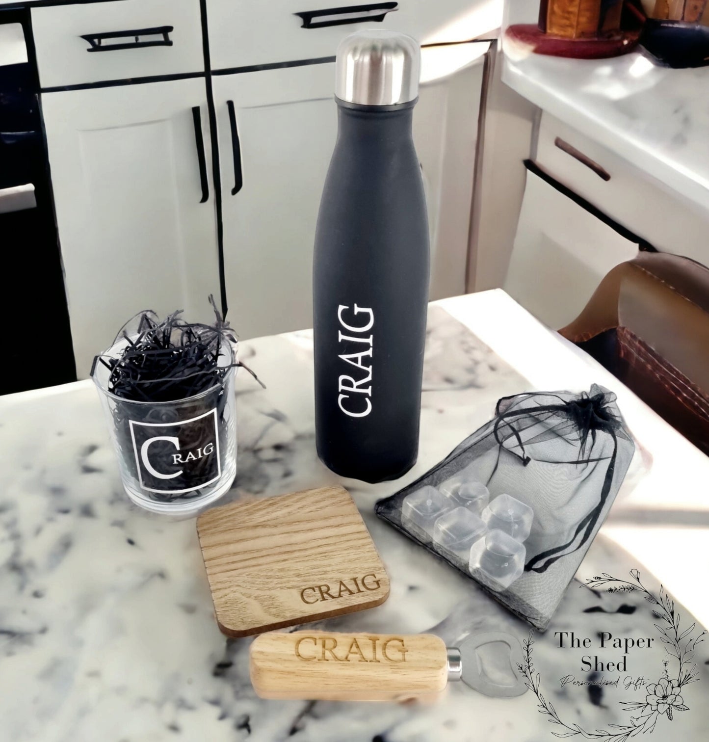 Personalised - Gift Set - Birthday Present - Dad - Men's - Birthday - Christmas - Hamper - Whiskey