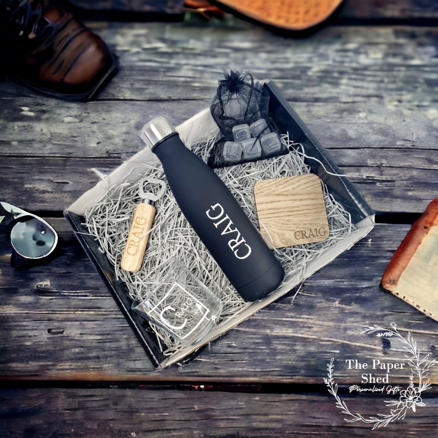 Personalised - Gift Set - Birthday Present - Dad - Men's - Birthday - Christmas - Hamper - Whiskey