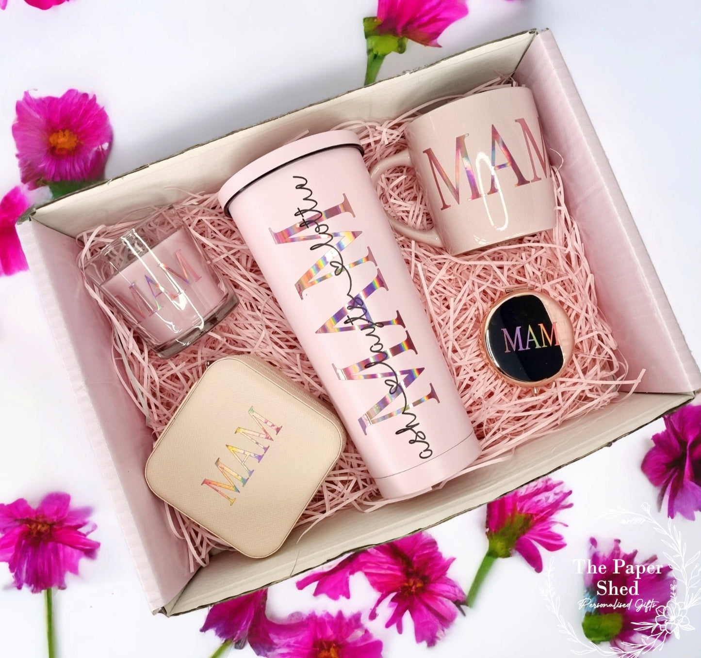 Mother's Day Gift Set Hamper Personalised Mum Gift Flowers Mummy Box Mothers