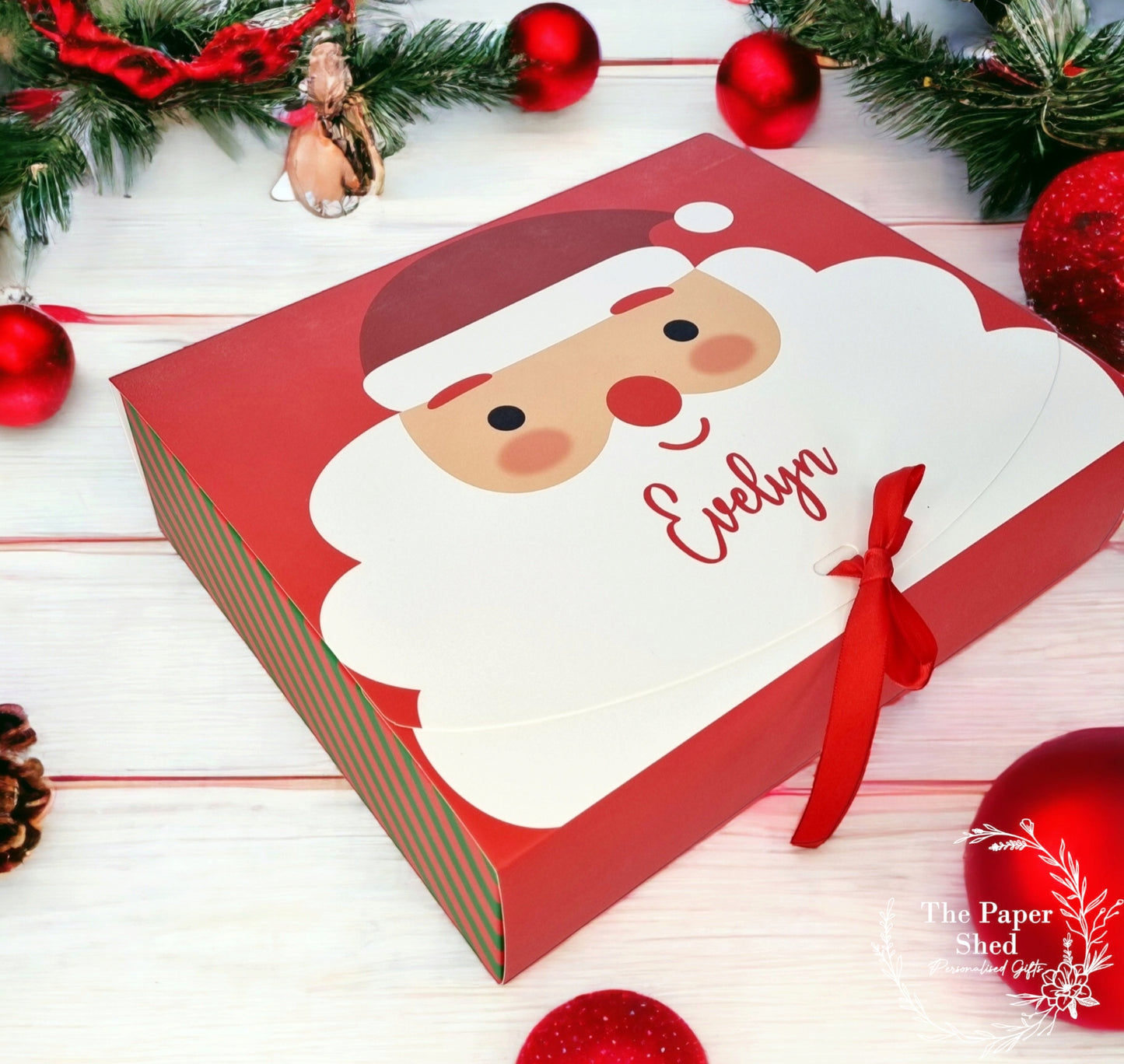 Personalised Christmas Eve Box Card