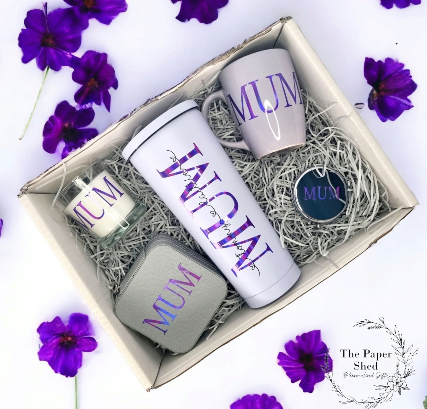 Mother's Day Gift Set Hamper Personalised Mum Gift Flowers Mummy Box Mothers