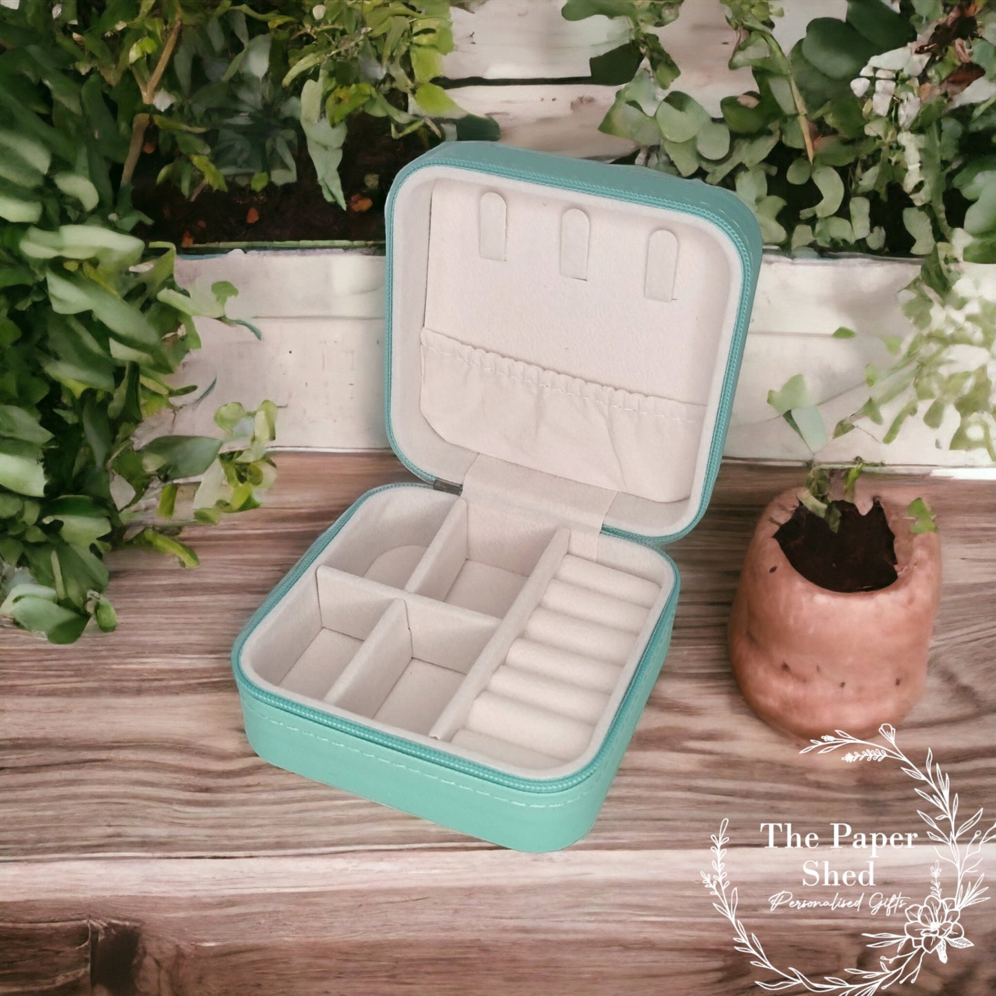 Personalised Travel Mini Jewellery Box