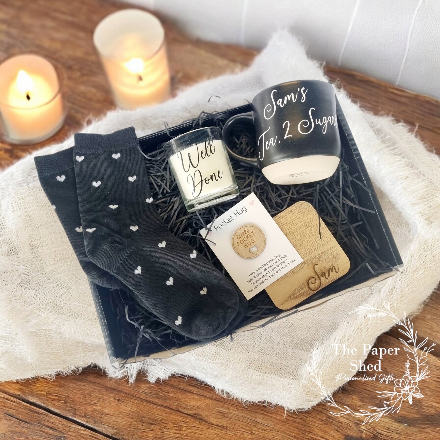 Hug Gift Box For Her Special Occasion Get Well Soon Congratulations Mug Socks Pocket