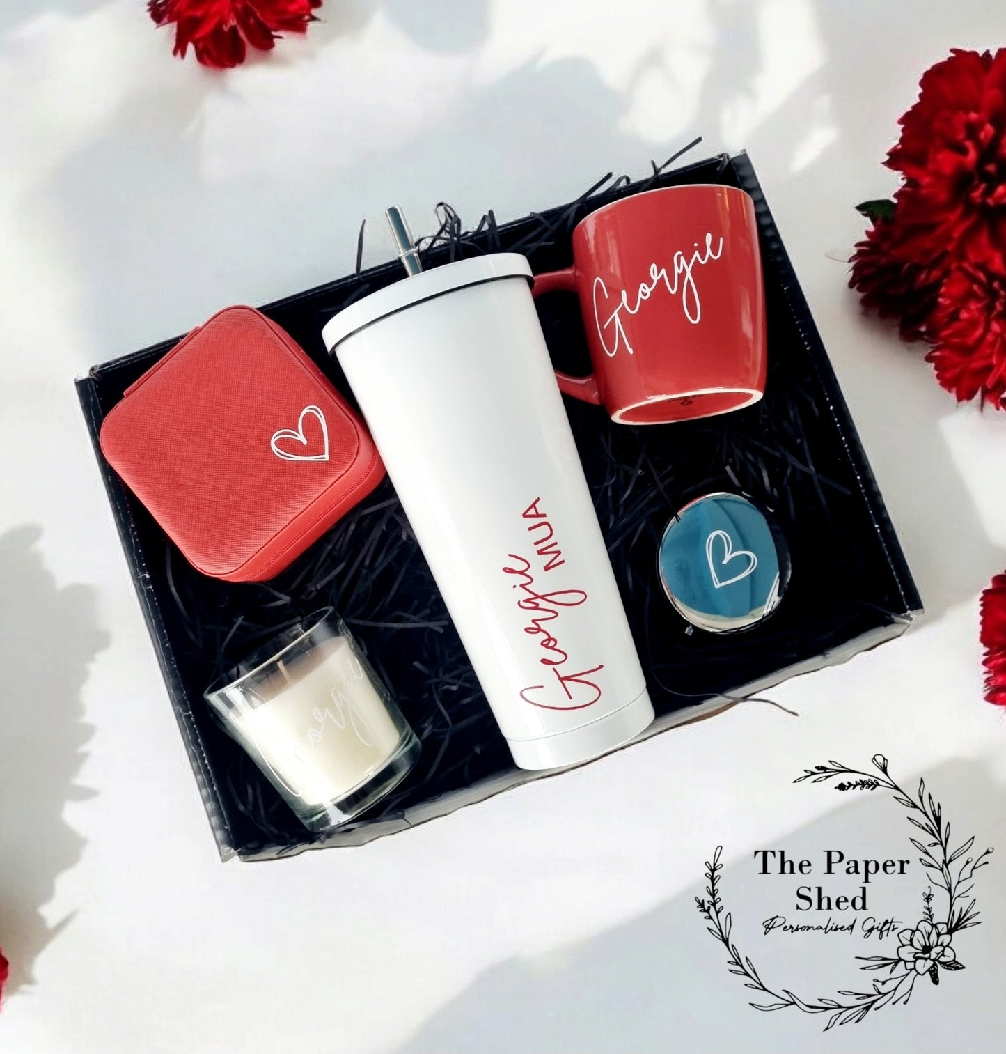 Bridesmaid Bridal Party Bride Gift Set Hamper Box Wedding Tumbler
