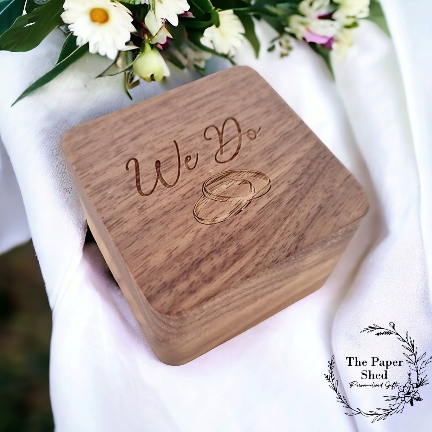 Ring Box, Dark Wood, Wedding Day, Wedding Rings, Engagement, ring bearer