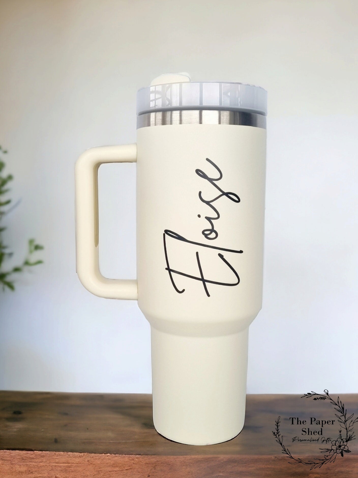 Personalised or blank Large 40oz Travel Mugs Pastel Colours Thermal Cup with Handle Birthday Gift Wedding