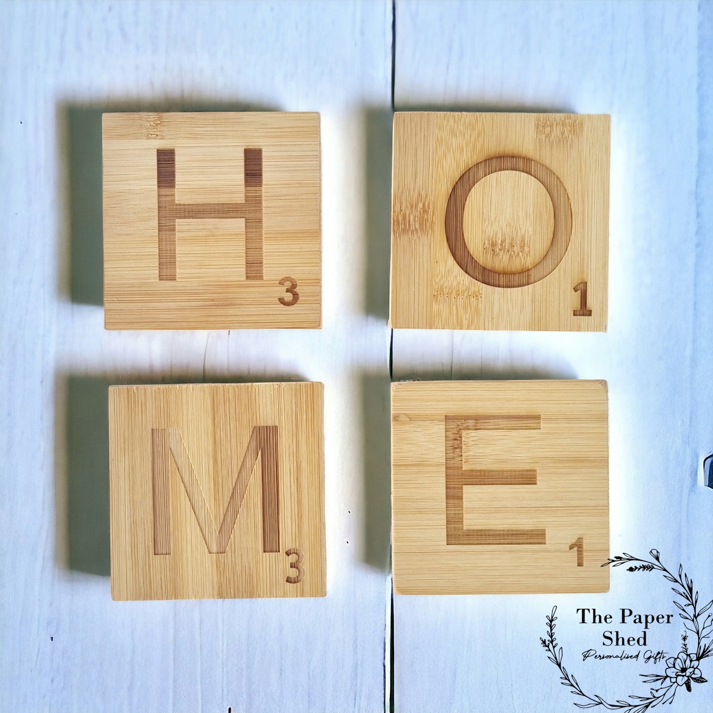 Letter Tiles-Coasters-Pick and Mix your own letters, Family Names, Initials,