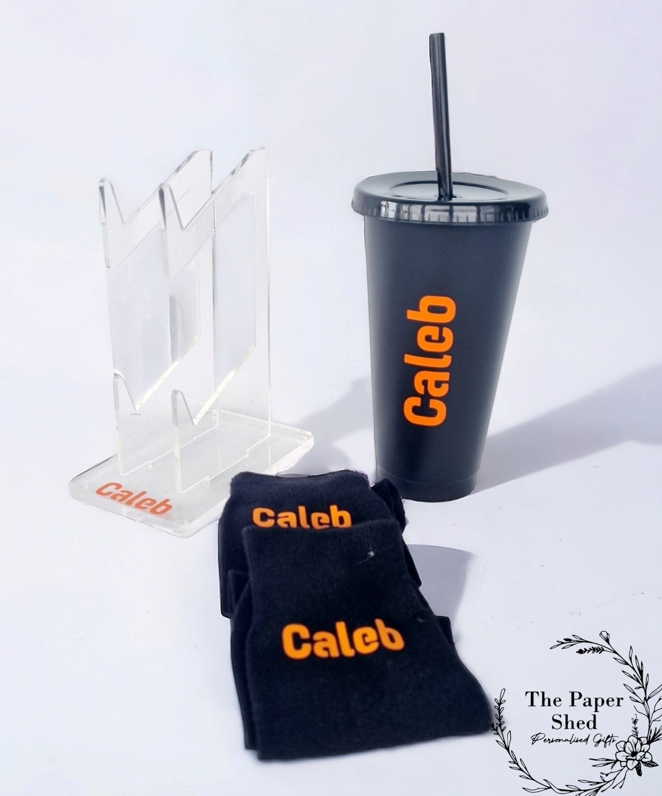 Personalised Gaming Set, Gaming stand for Controller/Headset, Socks, Cold Cup, Birthday Gift Set, Gamer, Gaming Station Accessories