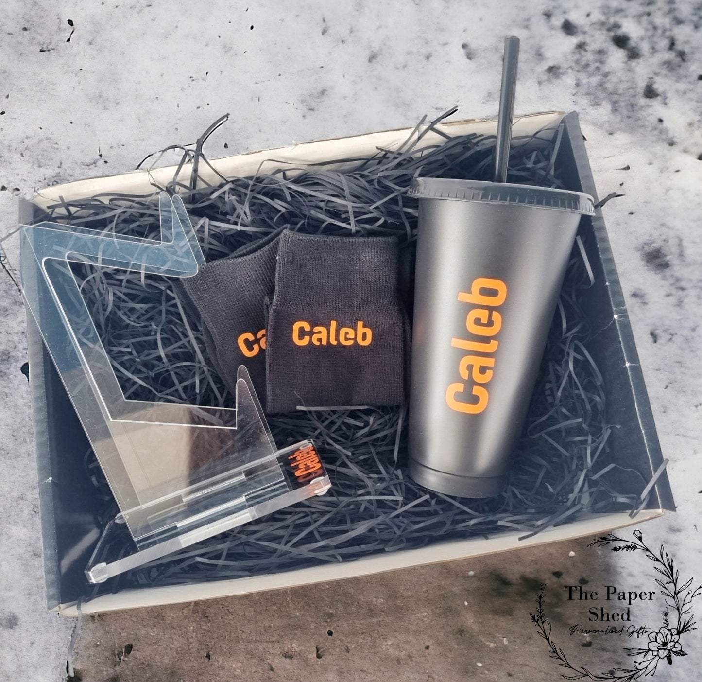 Personalised Gaming Set, Gaming stand for Controller/Headset, Socks, Cold Cup, Birthday Gift Set, Gamer, Gaming Station Accessories