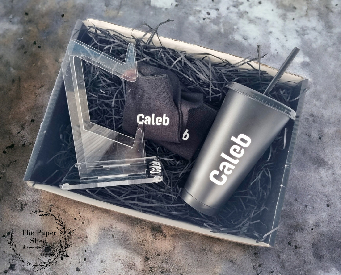 Personalised Gaming Set, Gaming stand for Controller/Headset, Socks, Cold Cup, Birthday Gift Set, Gamer, Gaming Station Accessories
