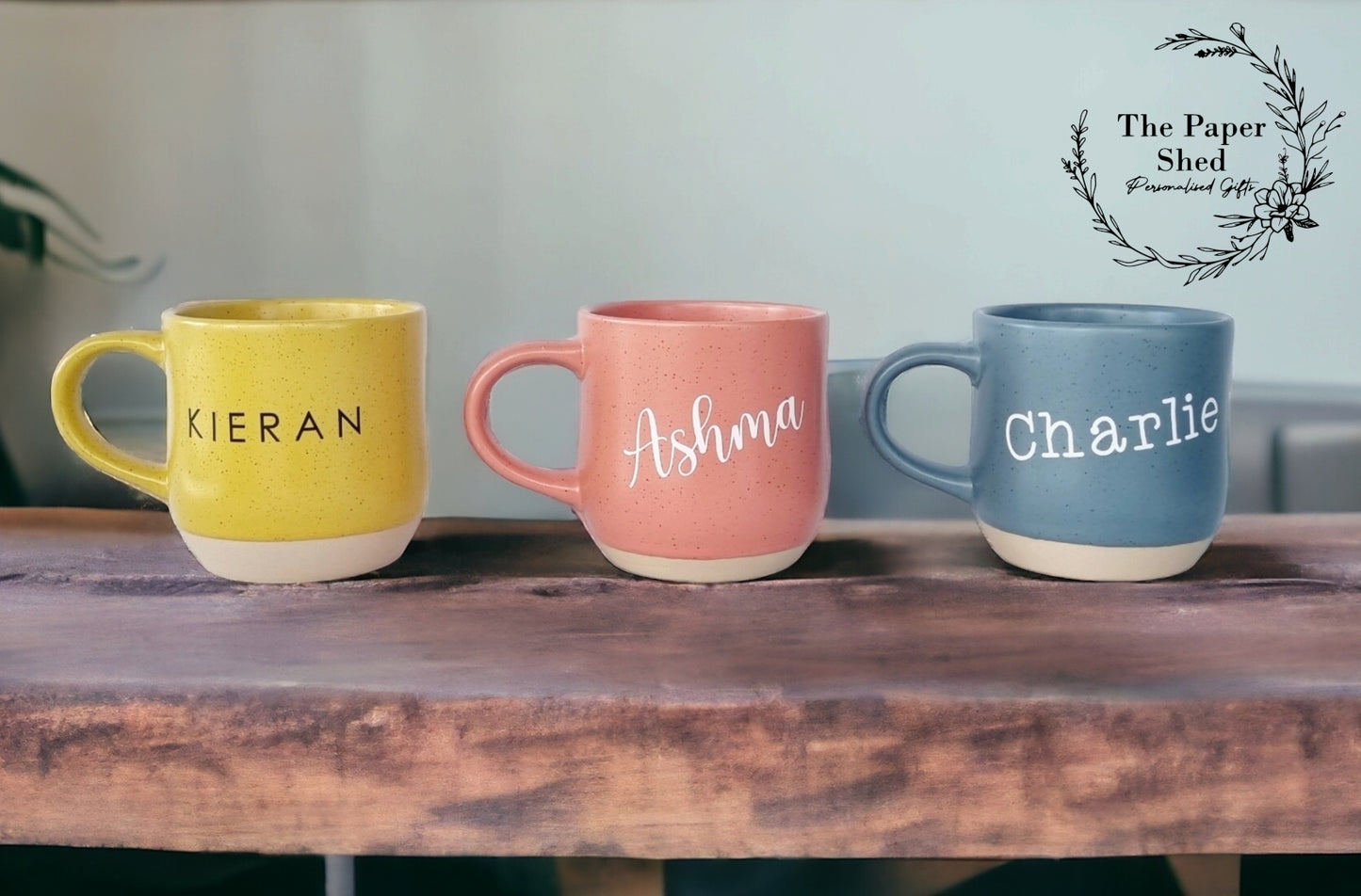 Teacher Gift Mug, Thank you, Choose Your Own Font Biscuit Base Name Mug Personalised Mrs Mr