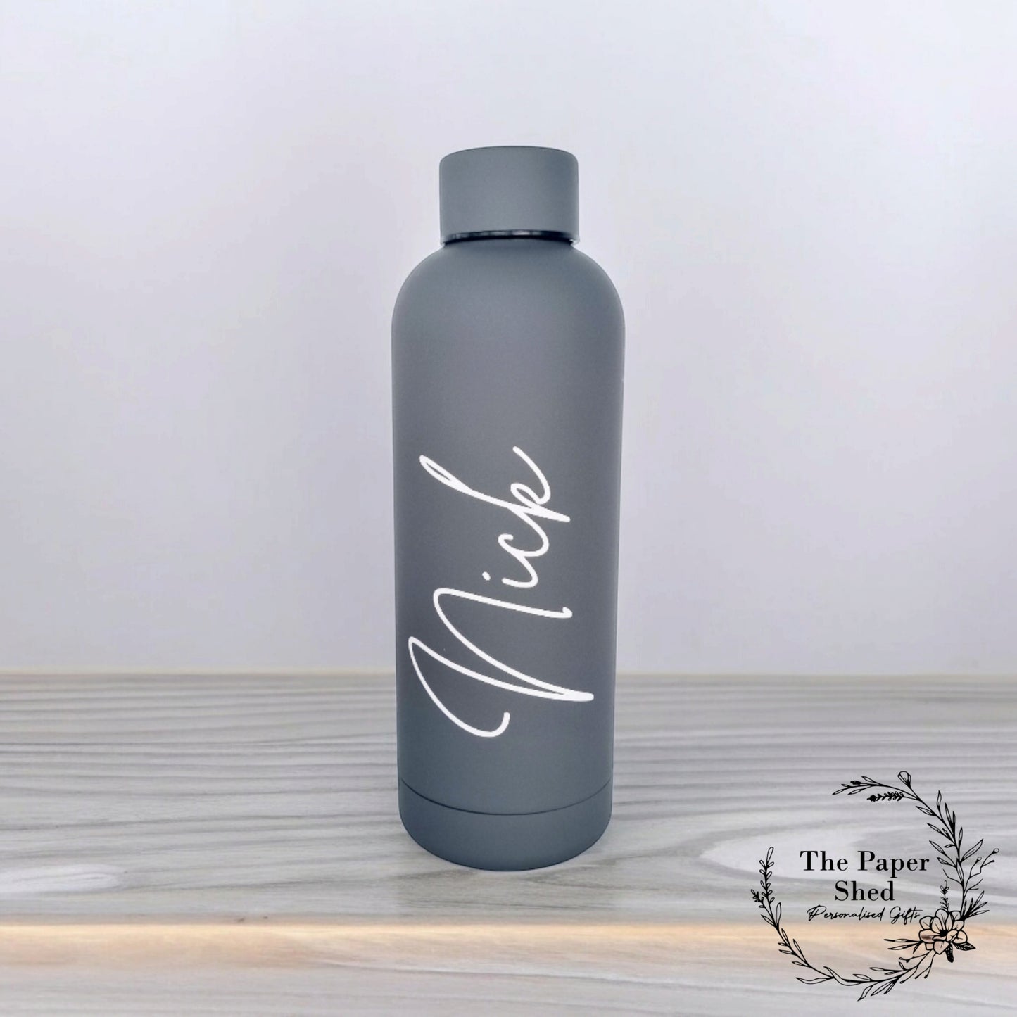 Personalised Name Custom Water Bottle Thermal Insulated
