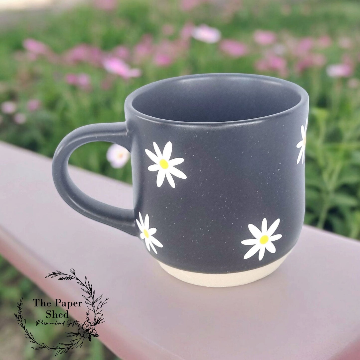 The Daisy Print Floral Collection, Thermal, Mug, 40 oz Travel Cup, Bottle, Travel Mug, Gift, Birthday, Set, stripes