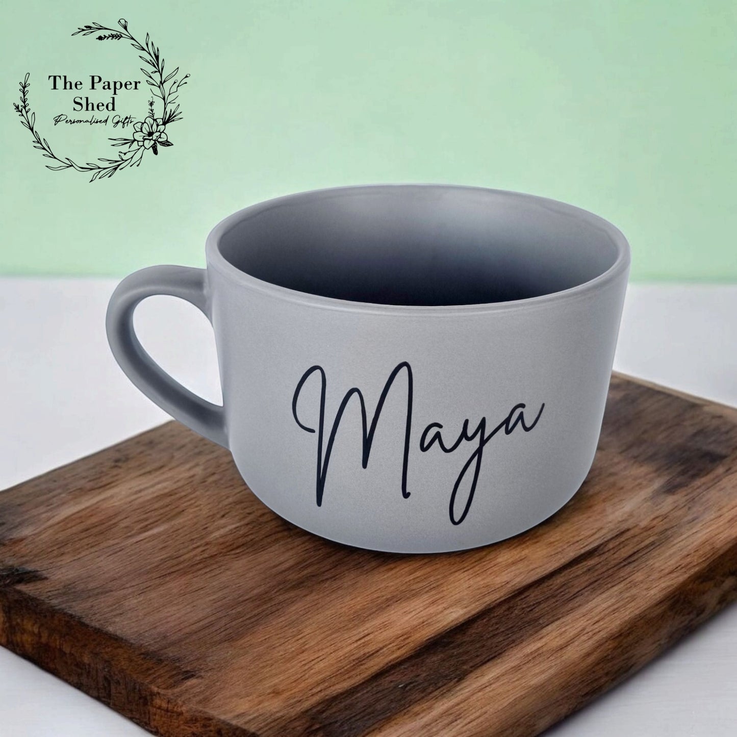Personalised Large Soup Mug Name Mug Birthday Gift Wedding