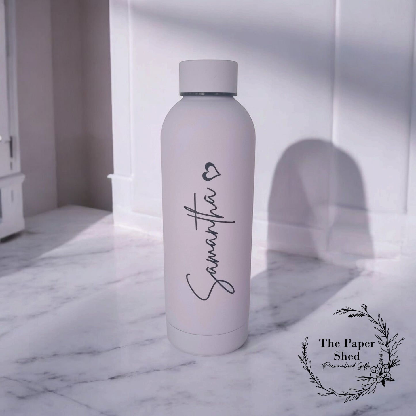 Carer Personalised Name Nurse Medical Thermal Water Bottle Gift Hamper