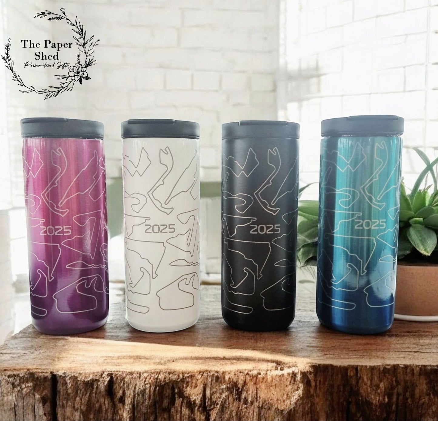 F1 inspired Coffee Mug Cup Bottle Tumbler Personalised Engraved Tracks Formula Silverstone 2025