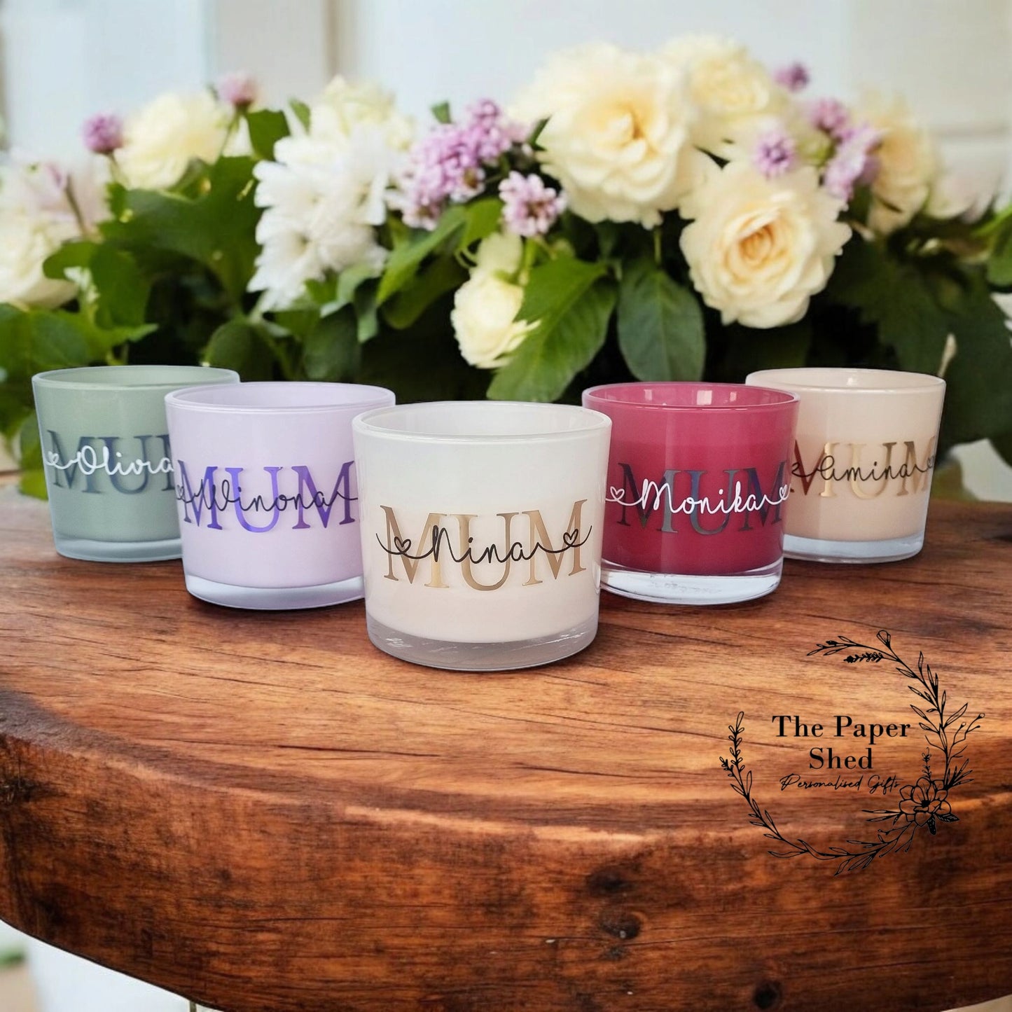 Mother's Day Mum Mummy Customised Candle