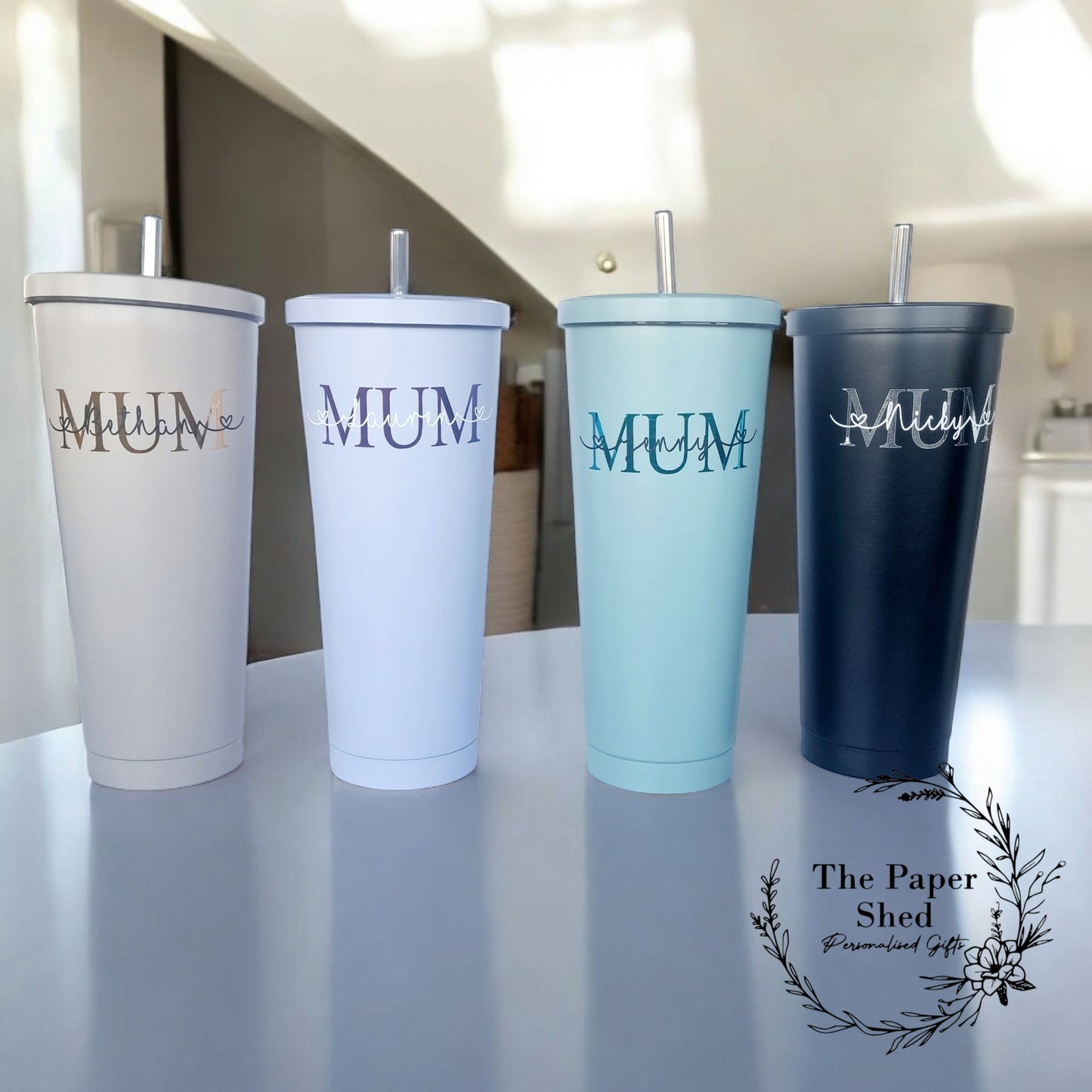 Mother's Day Mum Mummy Customised Milkshake Tumbler