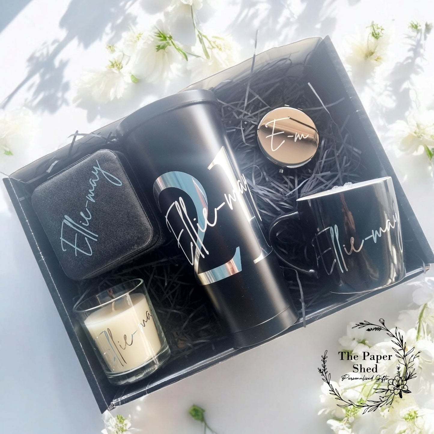 Birthday Hamper Gift Set - Personalised Special Birthday Present - For Her - 21st, 30th, 40th 13th 16 Themed Big Birthday Age number New
