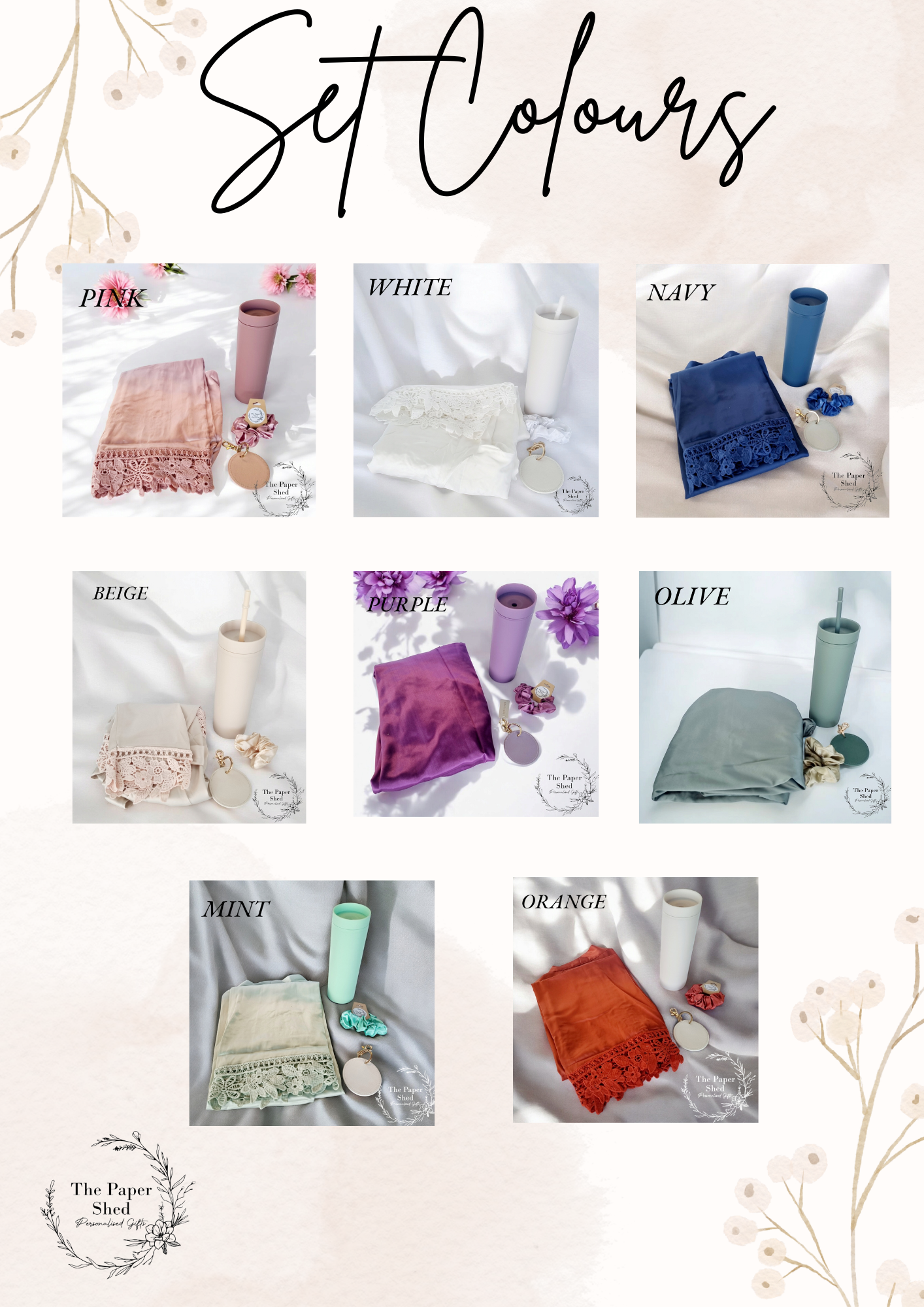 Luxury Bridal Bridesmaid Gift Hamper Box Robe Personalised With Name Glass