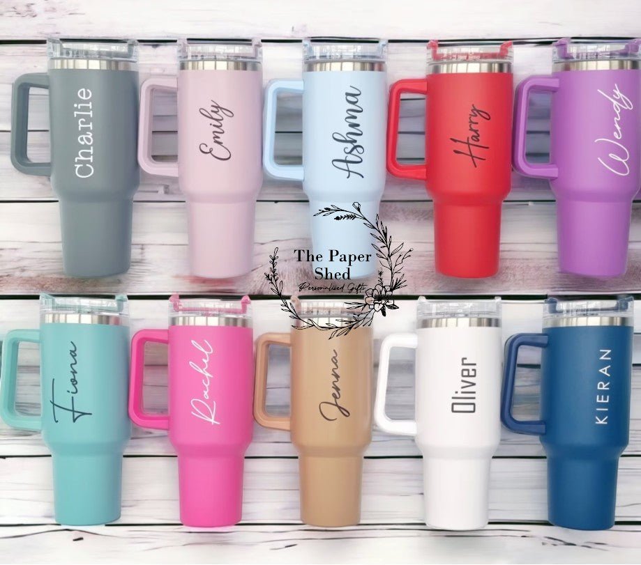 Teacher Gift Personalised or Blank 40oz Travel Mugs Thermal Cup