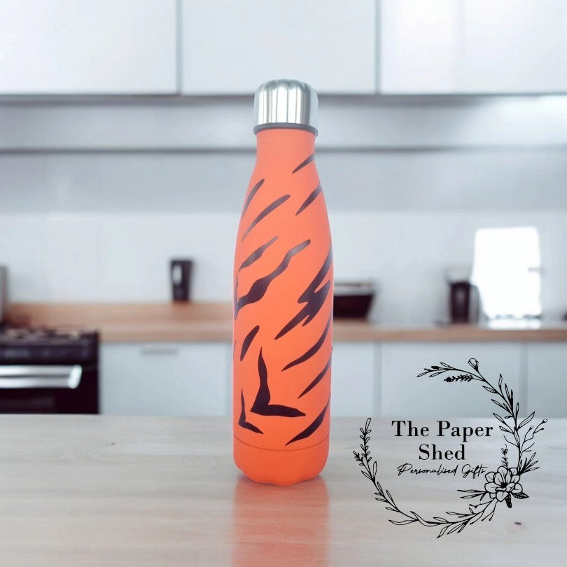 The Tiger Print Collection, Thermal, Mug, 40 oz Cup, Bottle, Travel Mug, Gift, Birthday, Set, stripes