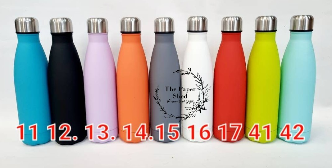 NEW F1 Inspired 2025 Drivers Name & Number Thermal Water Bottle Engraved
