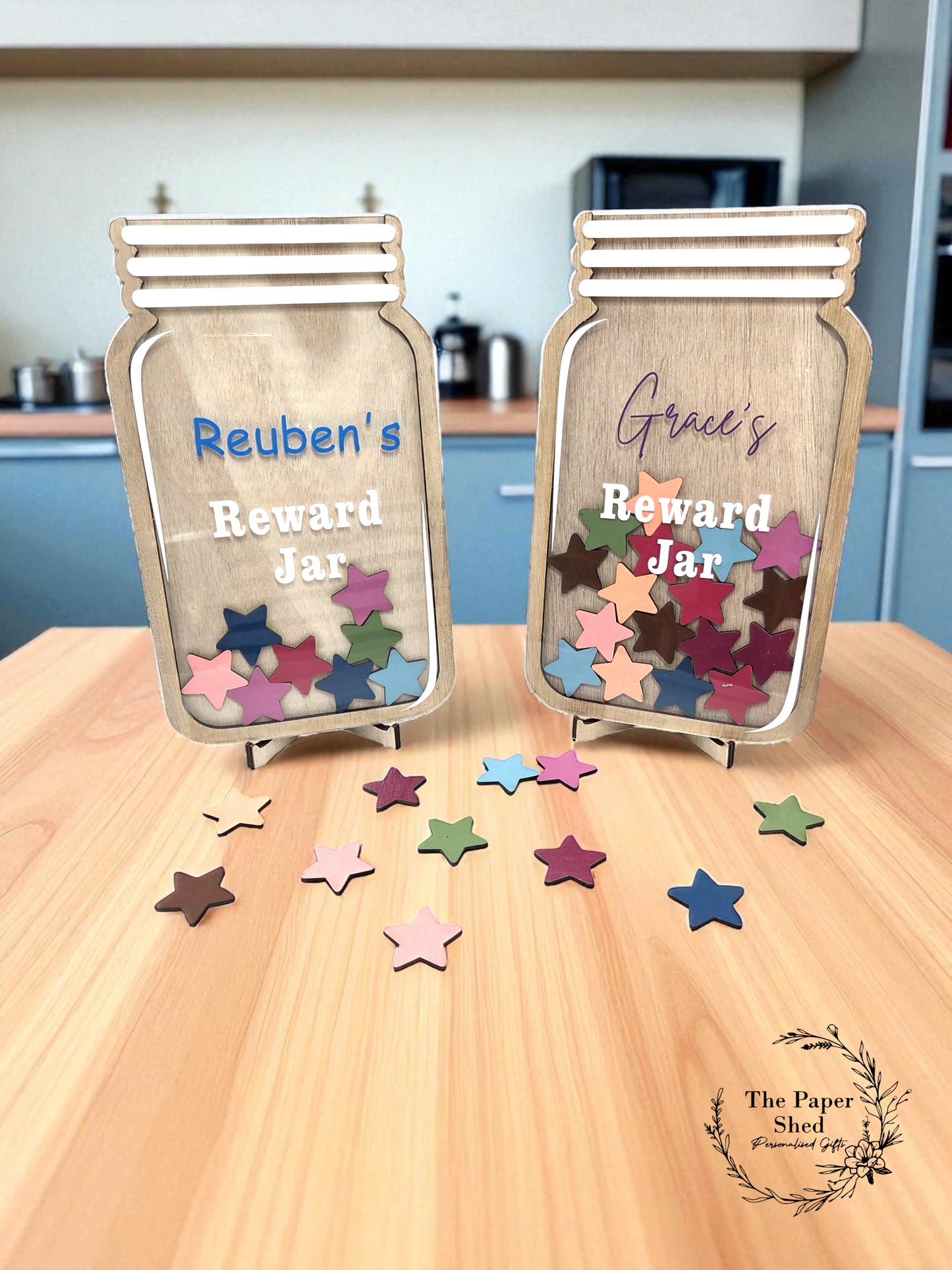 Reward Jar Children's Jobs Positive Praise and Behaviour Star Chart Learning School