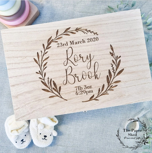 Baby Memory Keepsake Box