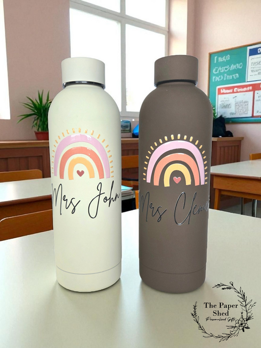 Teacher Thermal Rainbow Bottle