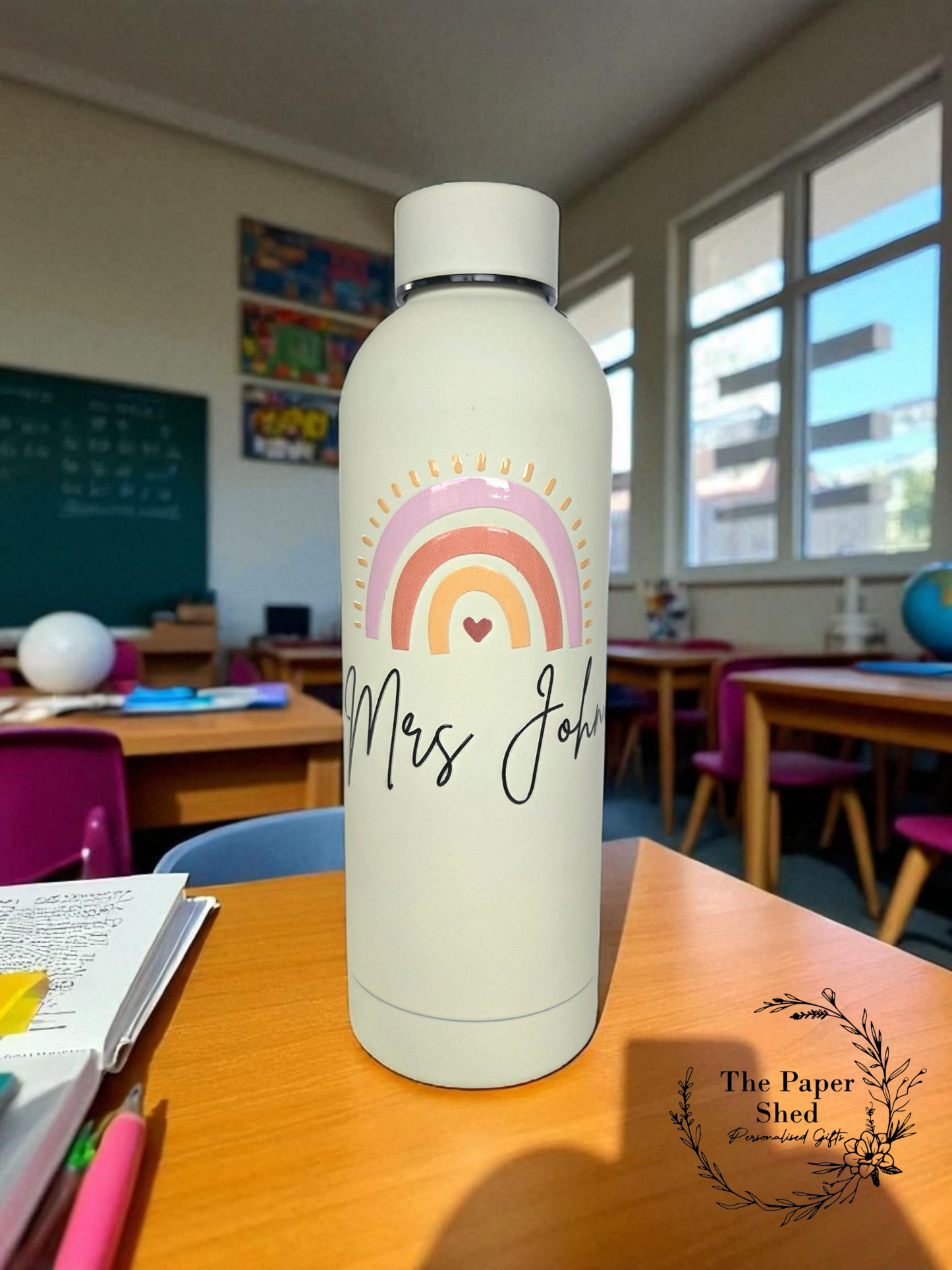 Teacher Thermal Rainbow Bottle