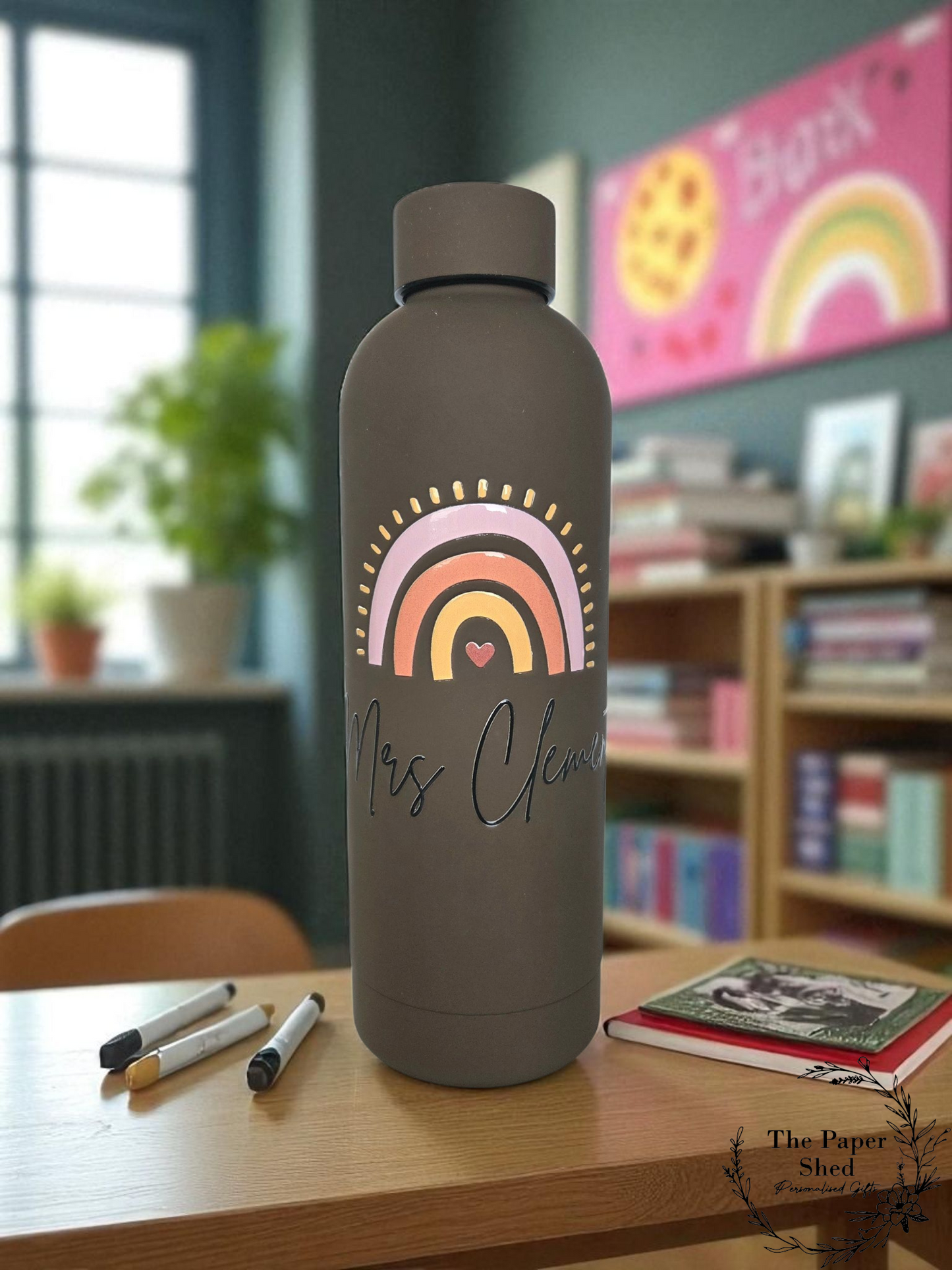 Teacher Thermal Rainbow Bottle
