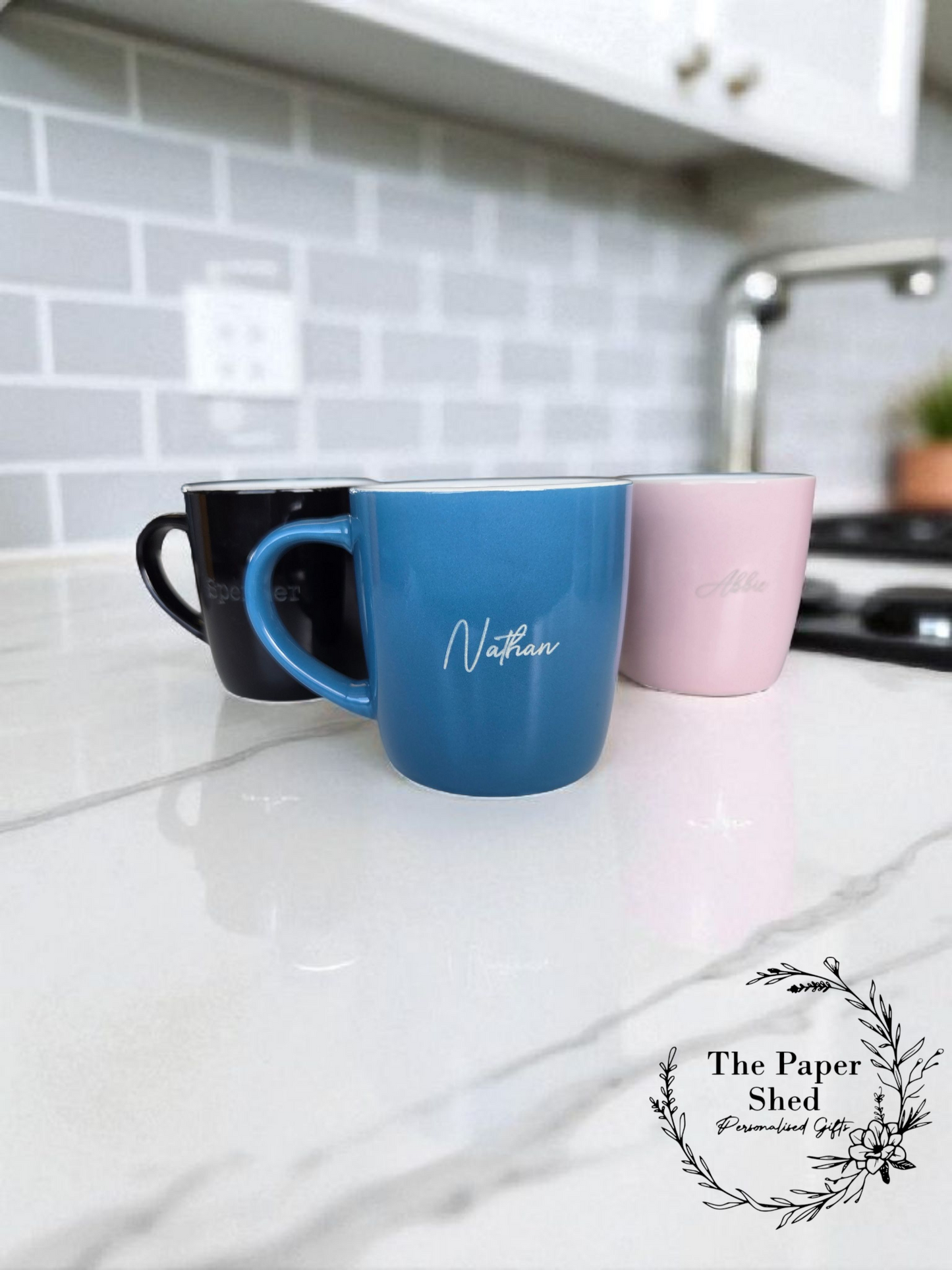 Personalised Engraved Gloss Mug