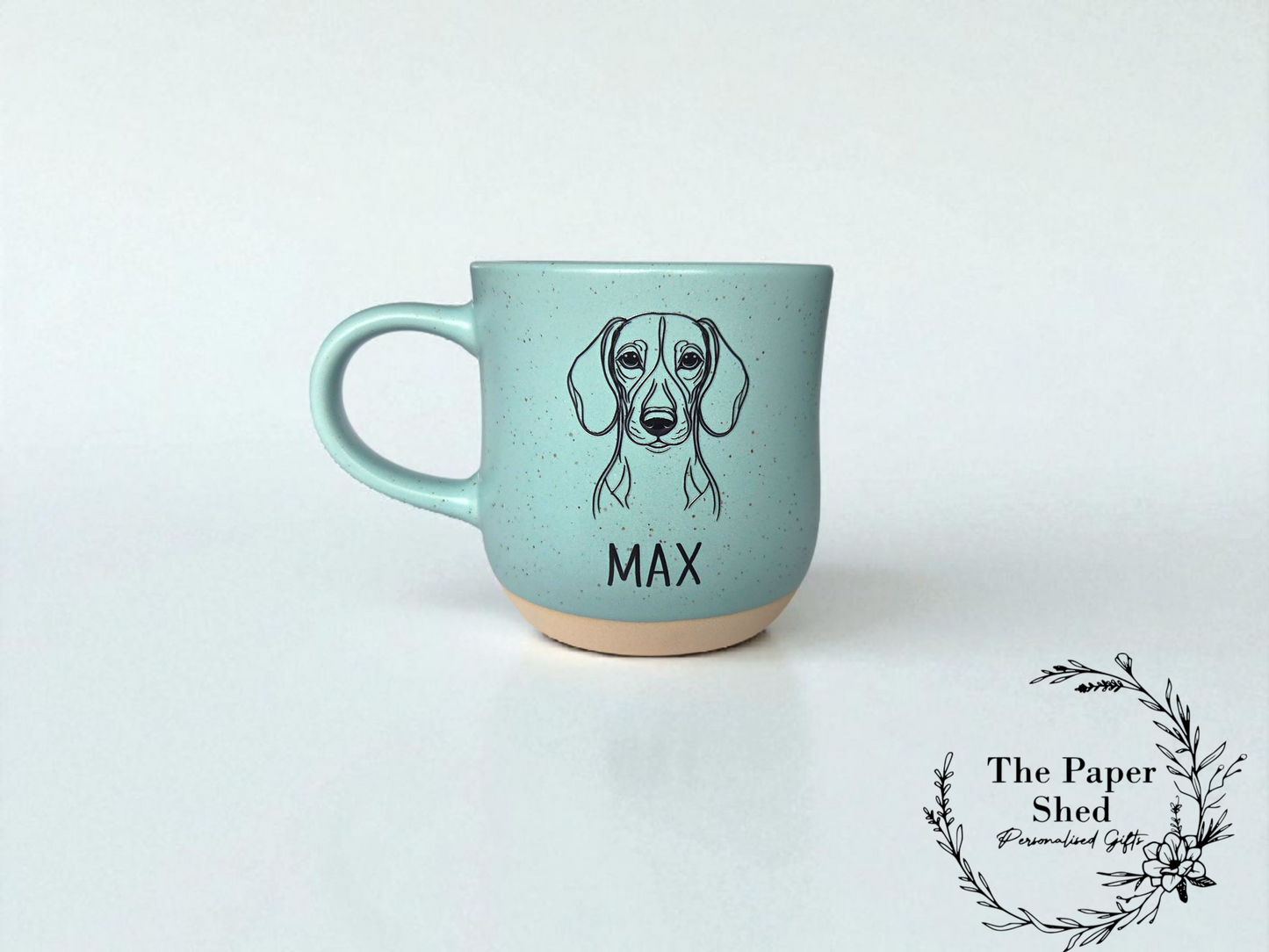 Custom Dog Scribble Design Personalised Biscuit Base Mug