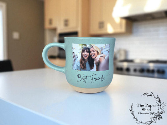 Photo Printed Personalised Biscuit Base Name Mug Birthday Gift Friends