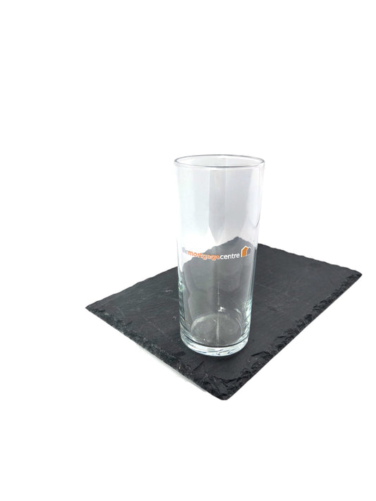 Glass tumbler Logo