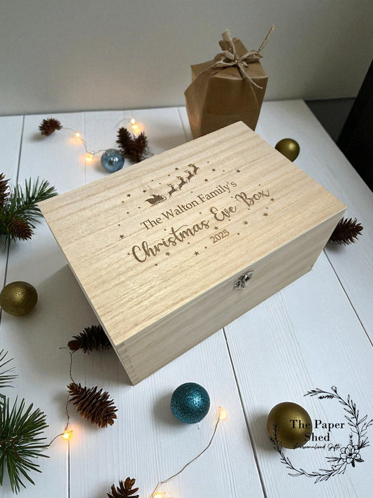 Personalised Family Christmas Eve Box