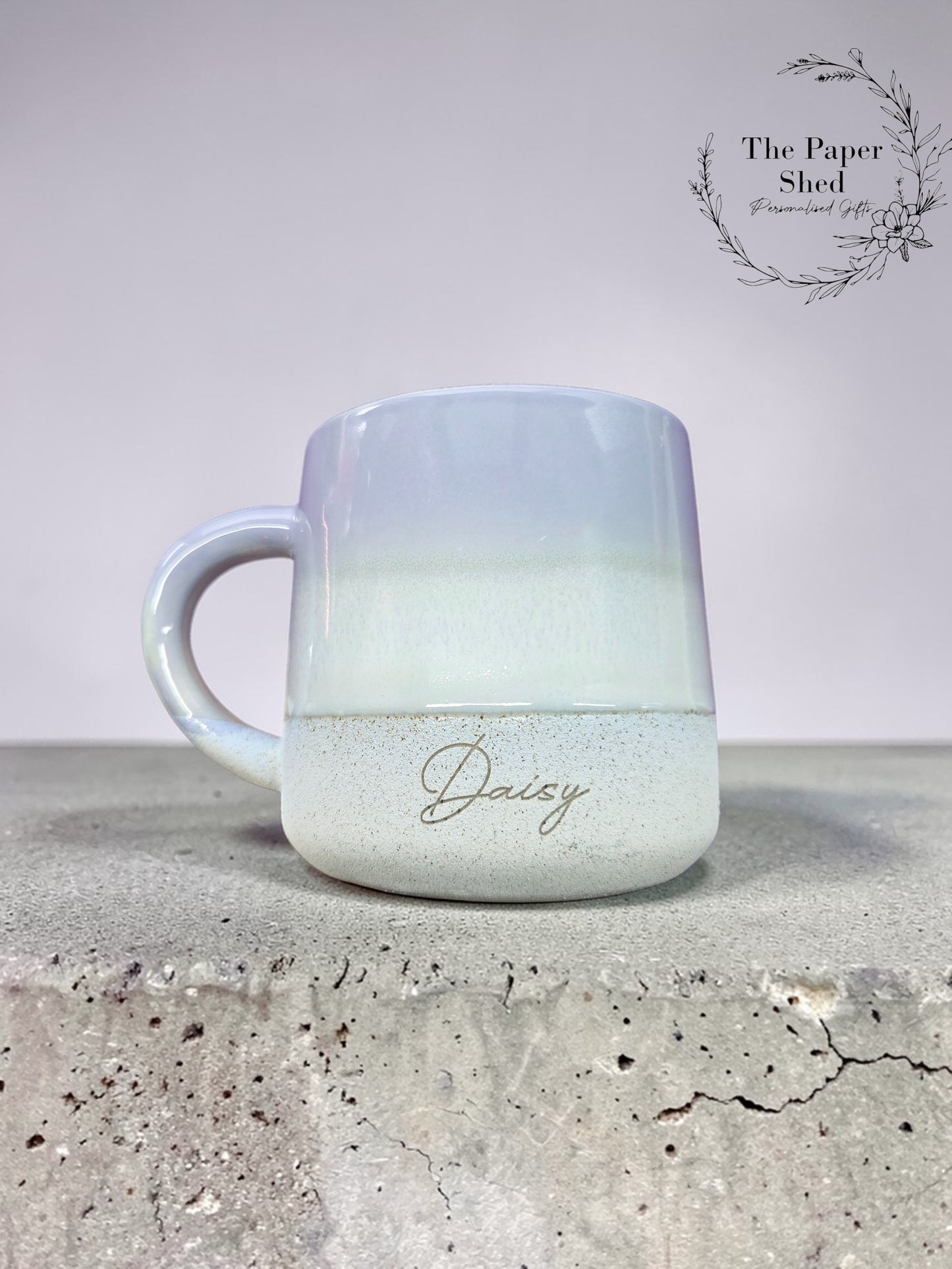 Glazed Engraved Mug Personalised Birthday Gift